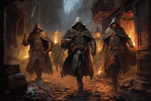 Immerse yourself in a world of fantasy where stealthy assassins, endowed with deadly precision and the ability to move with silent footsteps, lurk in the shadows.