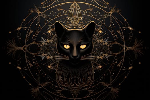 In the realm of fantasy, witches' familiars take on various forms, but the most iconic and cunning of all are the black cats.