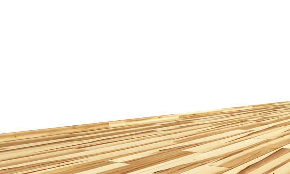 Wall with Wooden Floor Diagonal - Maple Core