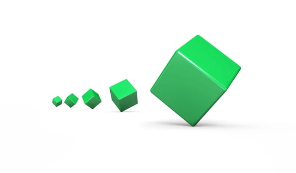 Dice Sequence Green White