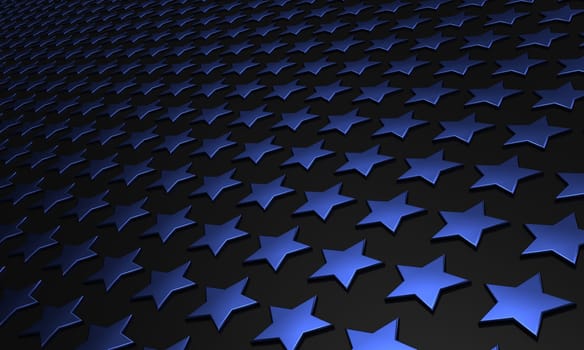 Stars Matrix Background - Blue Black 2