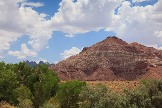 Beautiful desertic landscape of utah in the USA