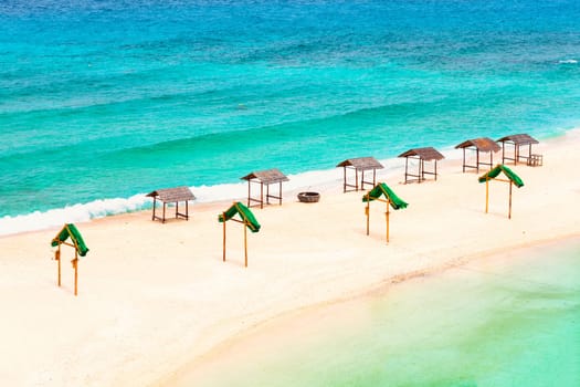 Beautiful beach at summer day