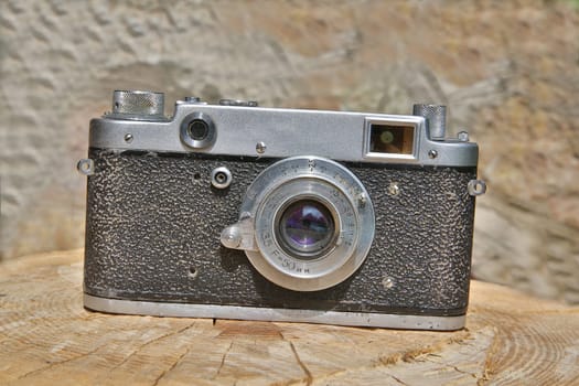Old fashioned camera is in good shape now