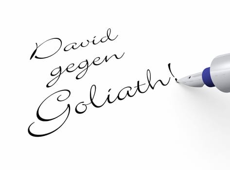 Pen Concept - David vs. Goliath!