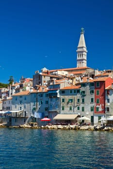 Old town of Rovinj, Croatia. Istria touristic attraction