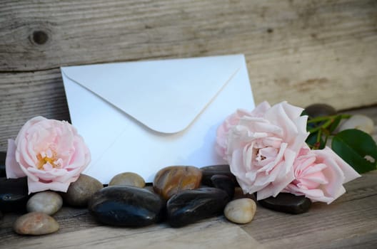 Letter voucher with roses