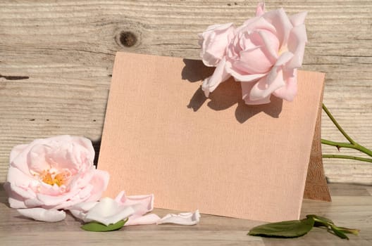 Letter voucher with roses