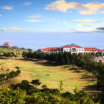 overhead view of bali golf course, Taiwan