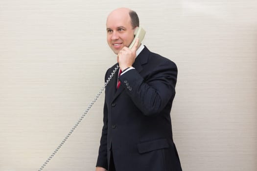 Business man on the telephone.