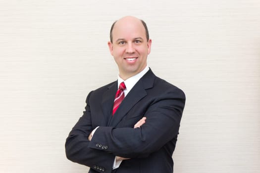 Portrait of a smiling business man.