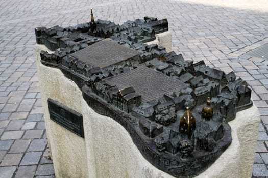 Tactile city model for the blind in Hamelin