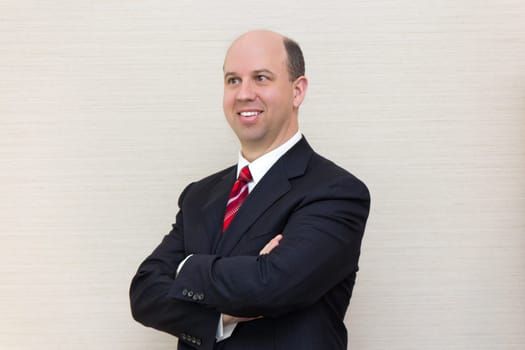 Portrait of a smiling business man.