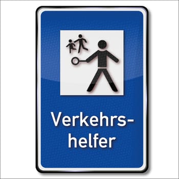 Traffic sign traffic assistant and school guide
