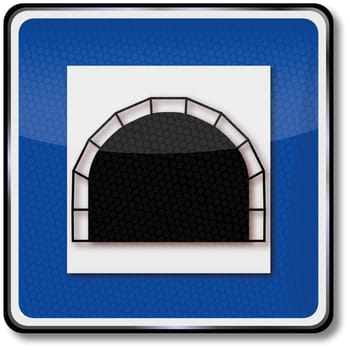 Tunnel traffic sign
