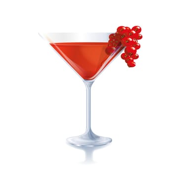 Cocktail with Cocktail Berries