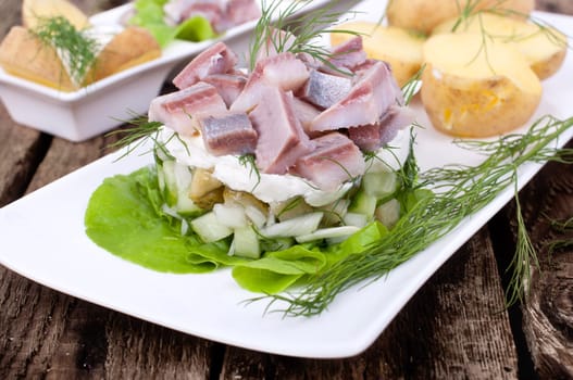 Cream herring
