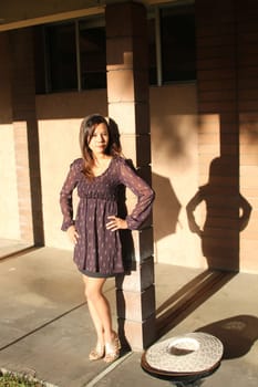 Pretty girl in the park