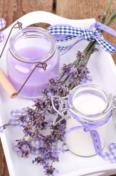 Yoghurt and lavender