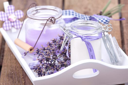 Yoghurt and lavender