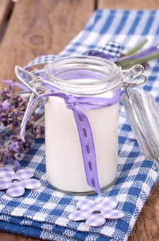 Yoghurt and lavender
