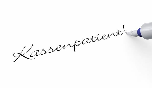Pen Concept - Statutory Health Insurance Patient!