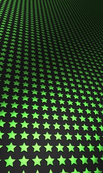 Stars Matrix Background - Green Black 1