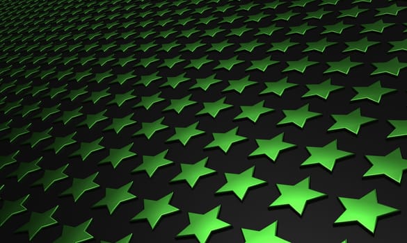 Stars Matrix Background - Green Black 2