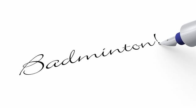 Pen Concept - Badminton!