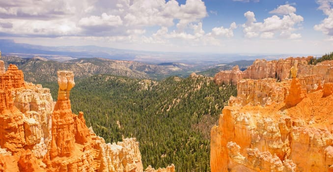 Panoramic view of Bryce Canyon National Park, Utah, USA