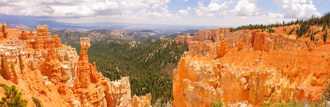 Panoramic view of Bryce Canyon National Park, Utah, USA