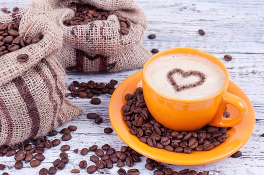 fresh cappuccino