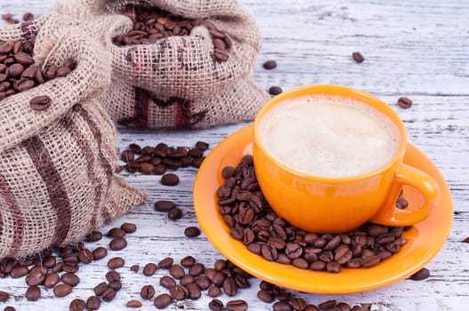fresh cappuccino