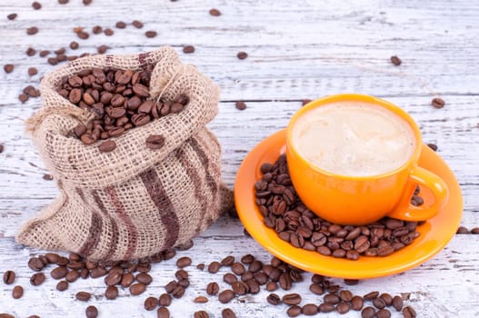 fresh cappuccino