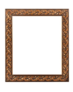 antique copper-colored picture frame