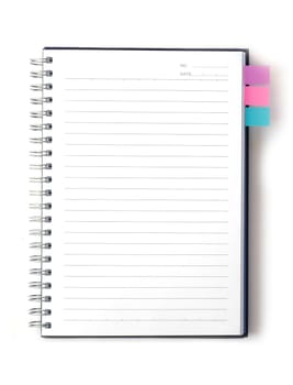 blank notebook