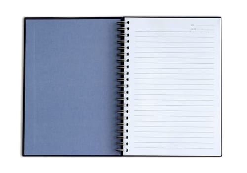 blank notebook