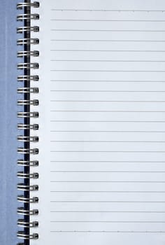 blank notebook