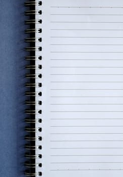 blank notebook