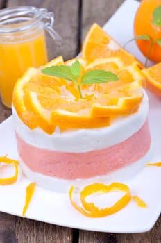 Orange dessert