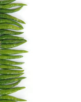 fresh chili isolated