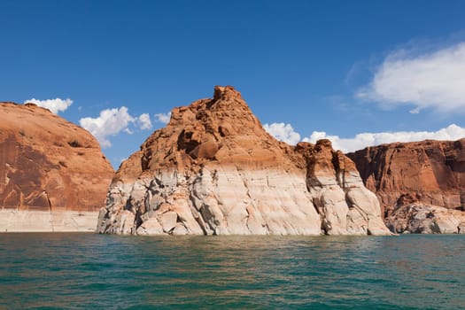 Lake Powell, in Glen Canyon  in Utah and Arizona - USA