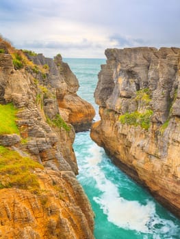 Punakaki Pancake Rocks in Paparoa National Park