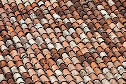 Full Frame of Obsolete Roof Tile