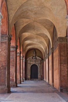 Antique Arcade in Bologna Italy