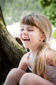Portrait of a Laughing Girl