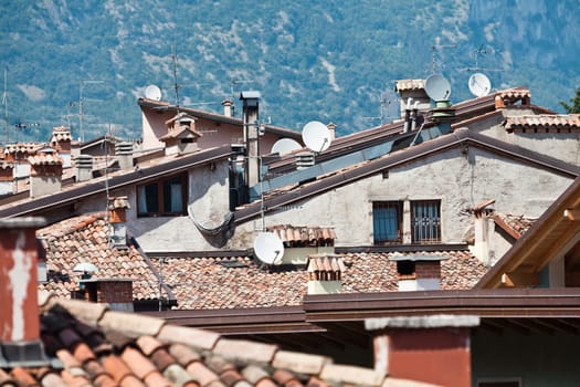 Satelite Dishes on obsolete roofs