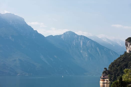 View of the Lake Garda in Italy