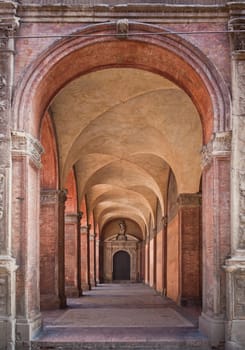 Antique Arcade in Bologna Italy