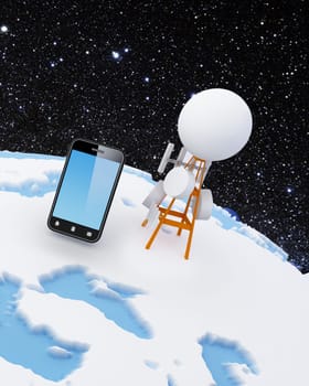 A cellular network or mobile network is a radio network distributed over land areas called cells, each served by at least one fixed-location transceiver, known as a cell site or base station. In a cellular network, each cell uses a different set of freque